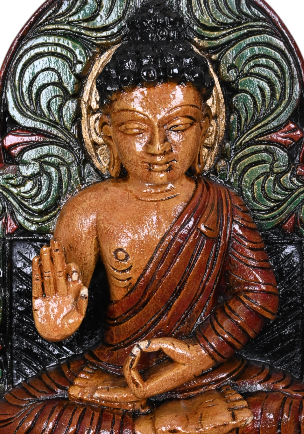 Wooden Lord Buddha