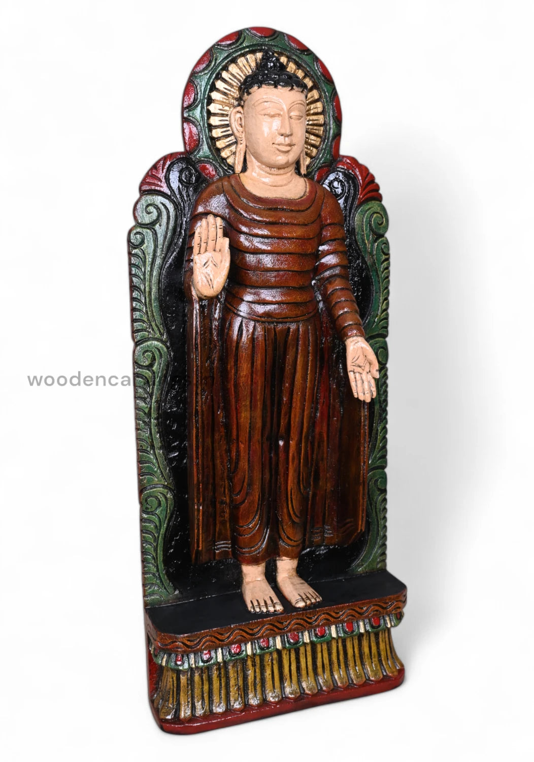 Enlightenment Lord Buddha Blessing Sculpture WC4016 (4)