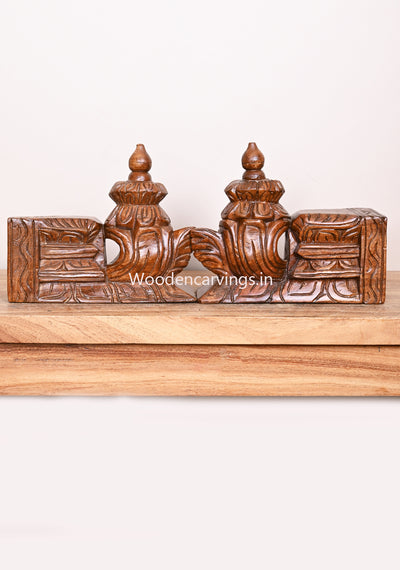 Light Weight Wooden Polished Bodhil Handmade Wall Brackets For Your Home Entrances 10"