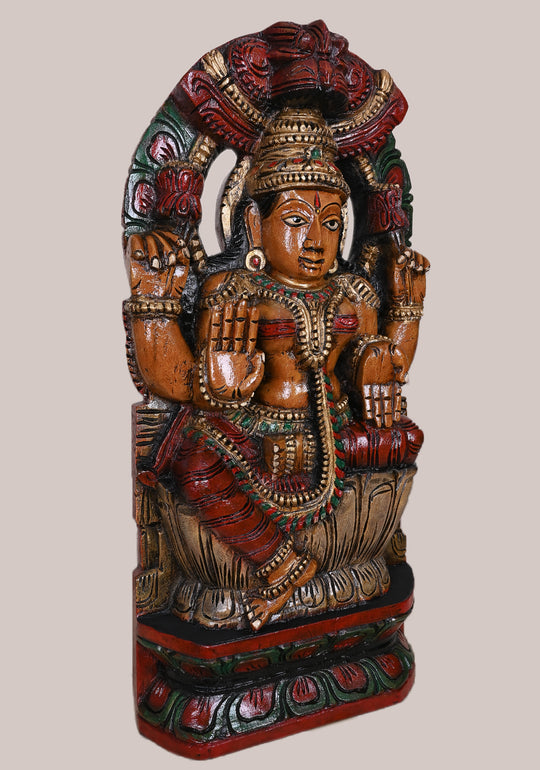 Sivagami MahaLakshmi wooden wall  Mount 24"