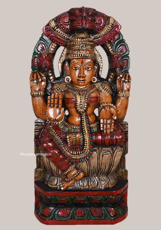 Sivagami MahaLakshmi wooden wall  Mount 24"