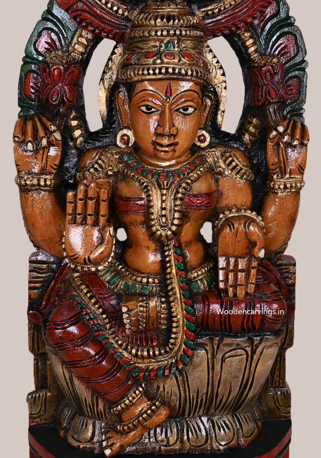 Sivagami MahaLakshmi wooden wall  Mount