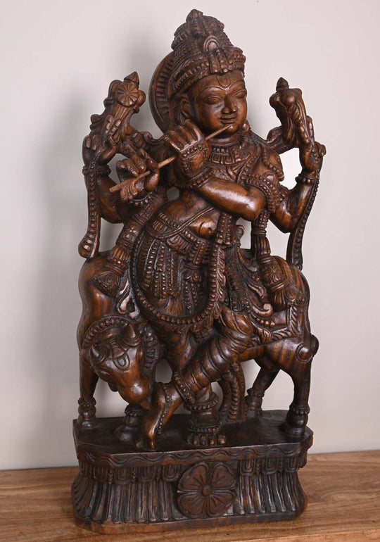 Gopal Krishna Handcrafted wooden