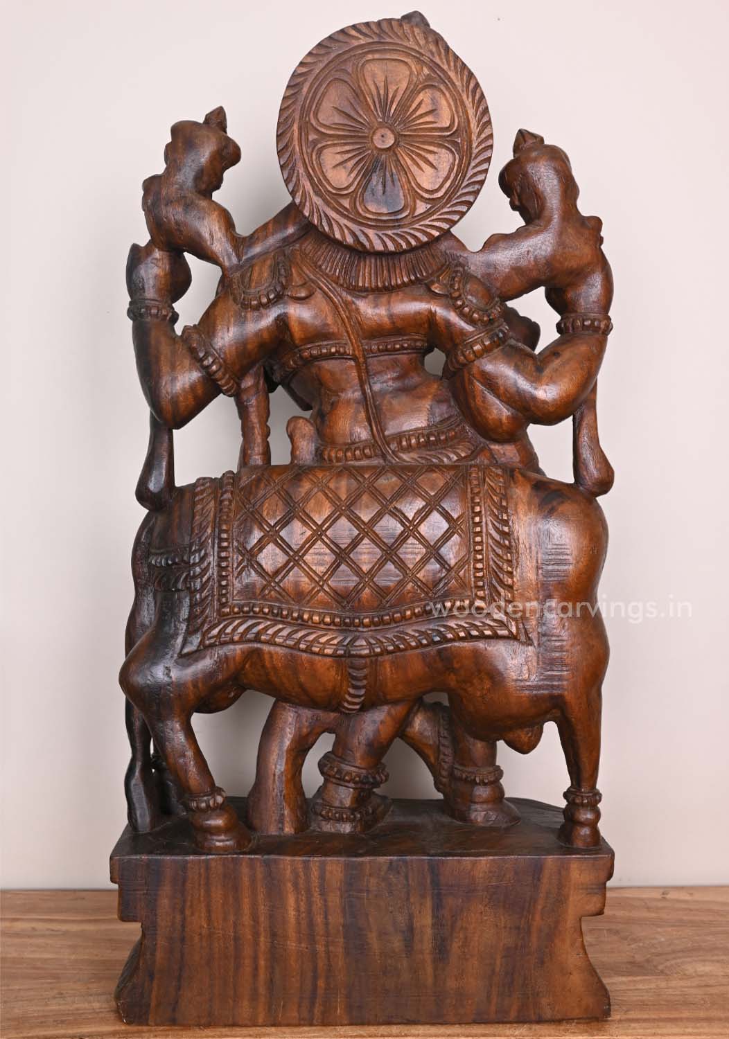 Gopal Krishna Handcrafted wooden 36"