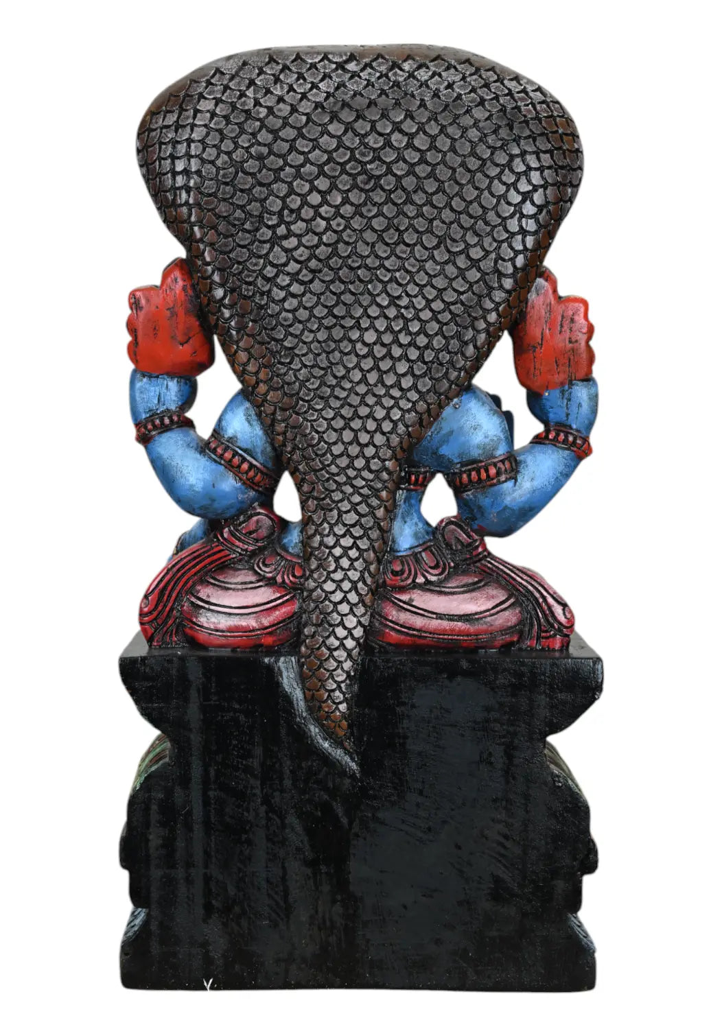 Lord Vishnu Seated on Adisesha with Holding Gada 24"