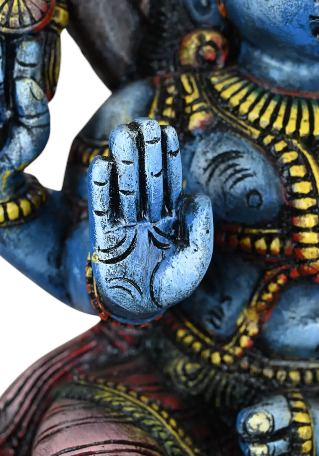 Lord Vishnu Seated on Adisesha with Holding Gada 24"