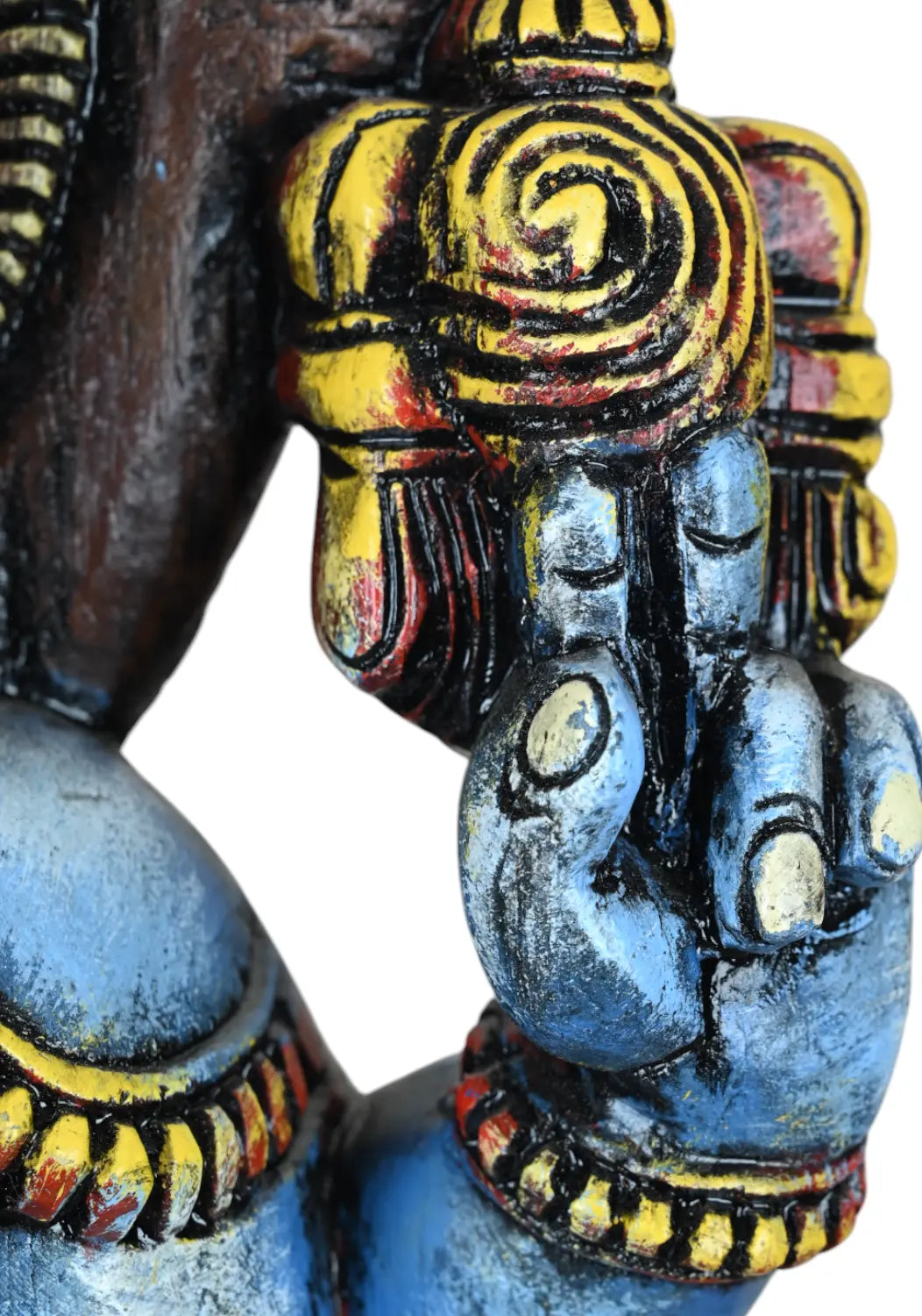 Lord Vishnu Seated on Adisesha with Holding Gada 24"