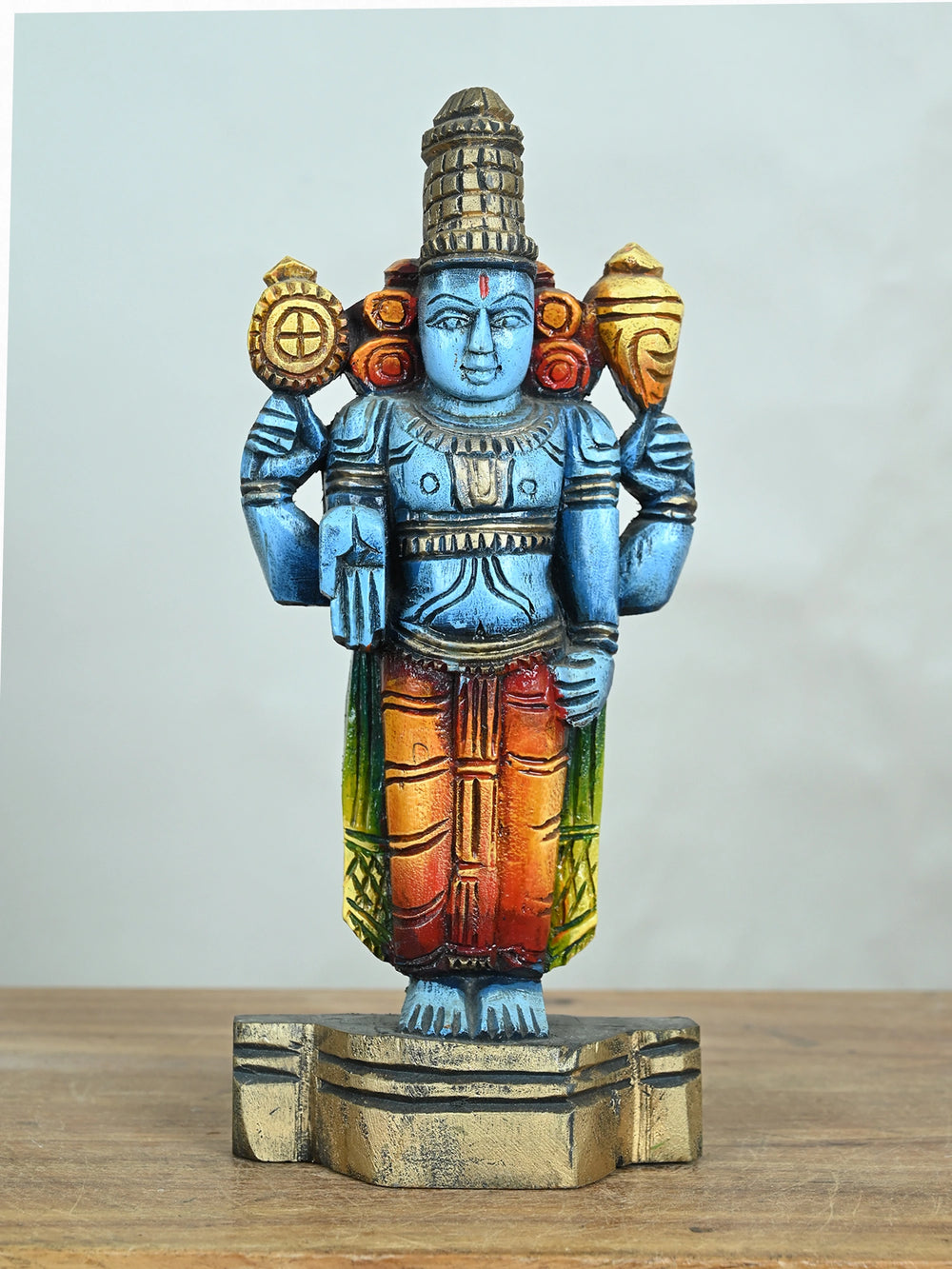 Maha Vishnu wooden Wall Hanging
