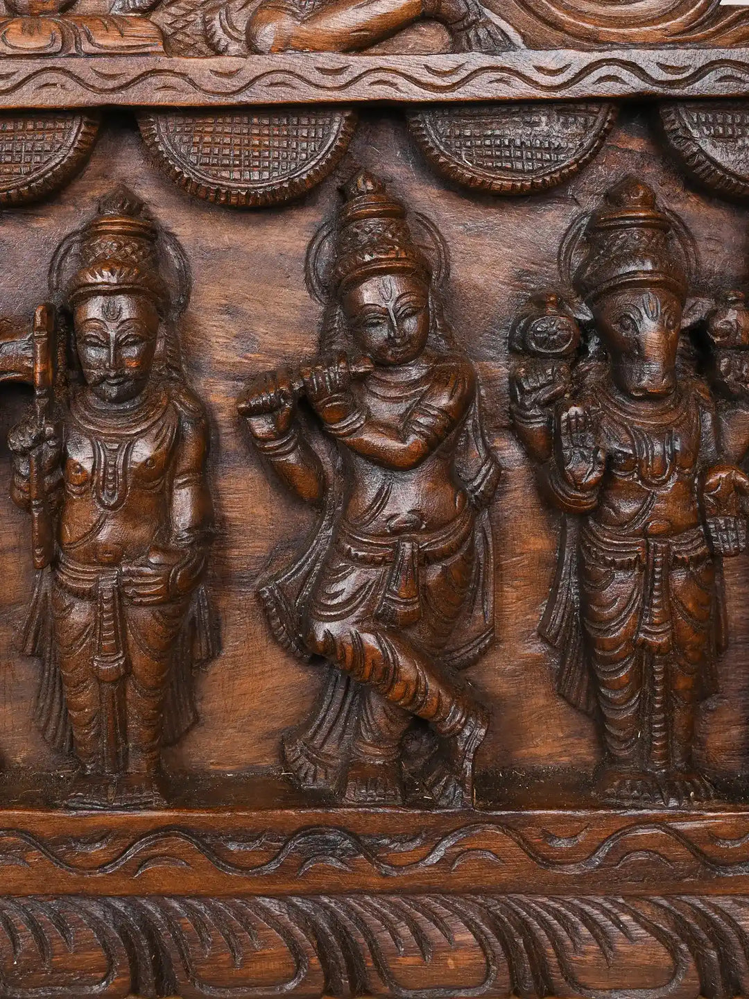 Ten Incarnations Of Lord Vishnu's Panel 39"