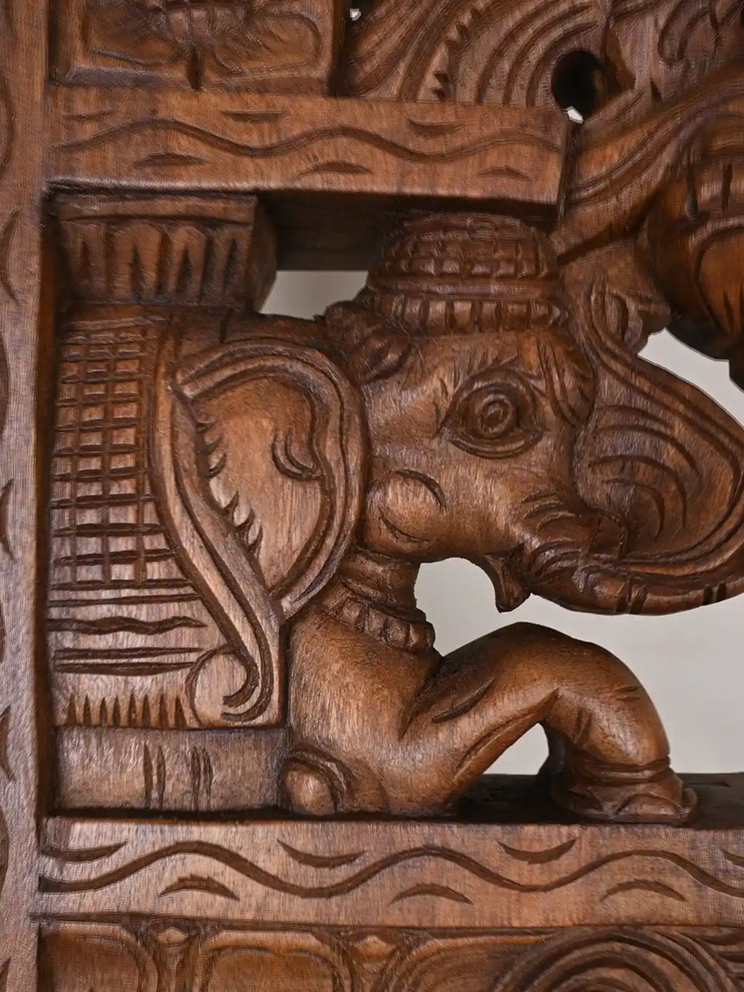 Paired Wall Bracket Of Elephant 15"