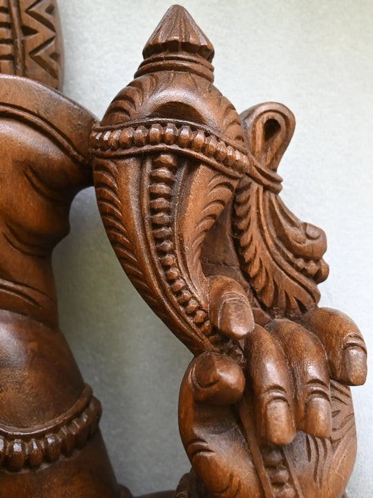 4Ft Lord Ganesh Statue With Mooshika