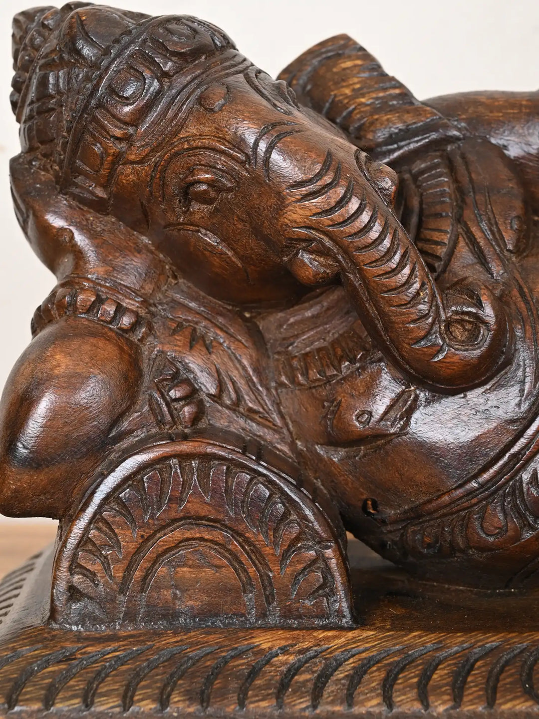 Relaxed Lord Ganesha in Reclining Pose 14"