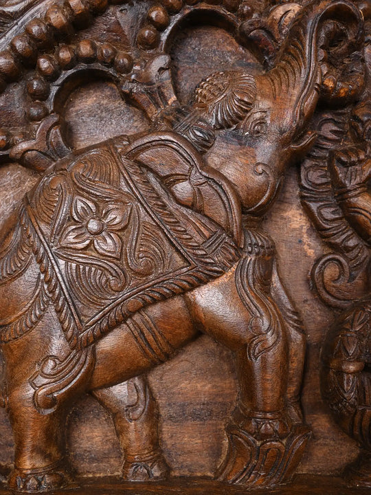 Prabhavali Horizontal Gajalakshmi Panel 42"
