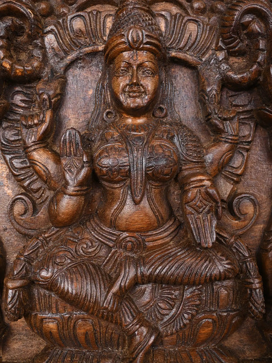 Prabhavali Horizontal Gajalakshmi Panel 42"