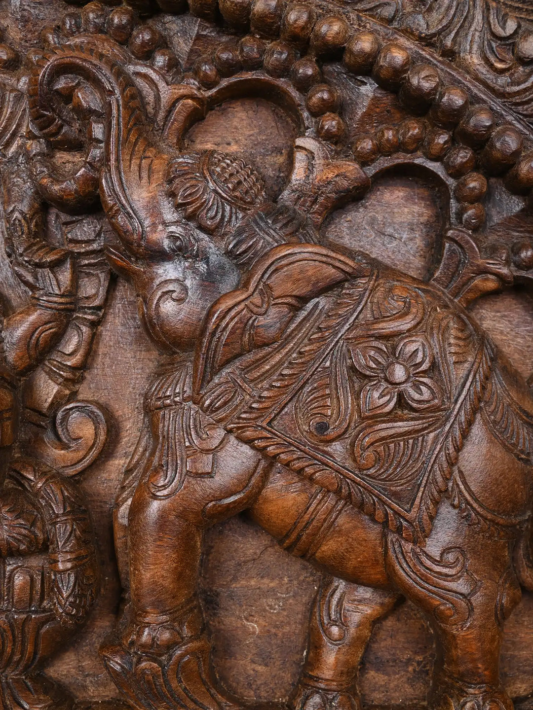 Prabhavali Horizontal Gajalakshmi Panel 42"