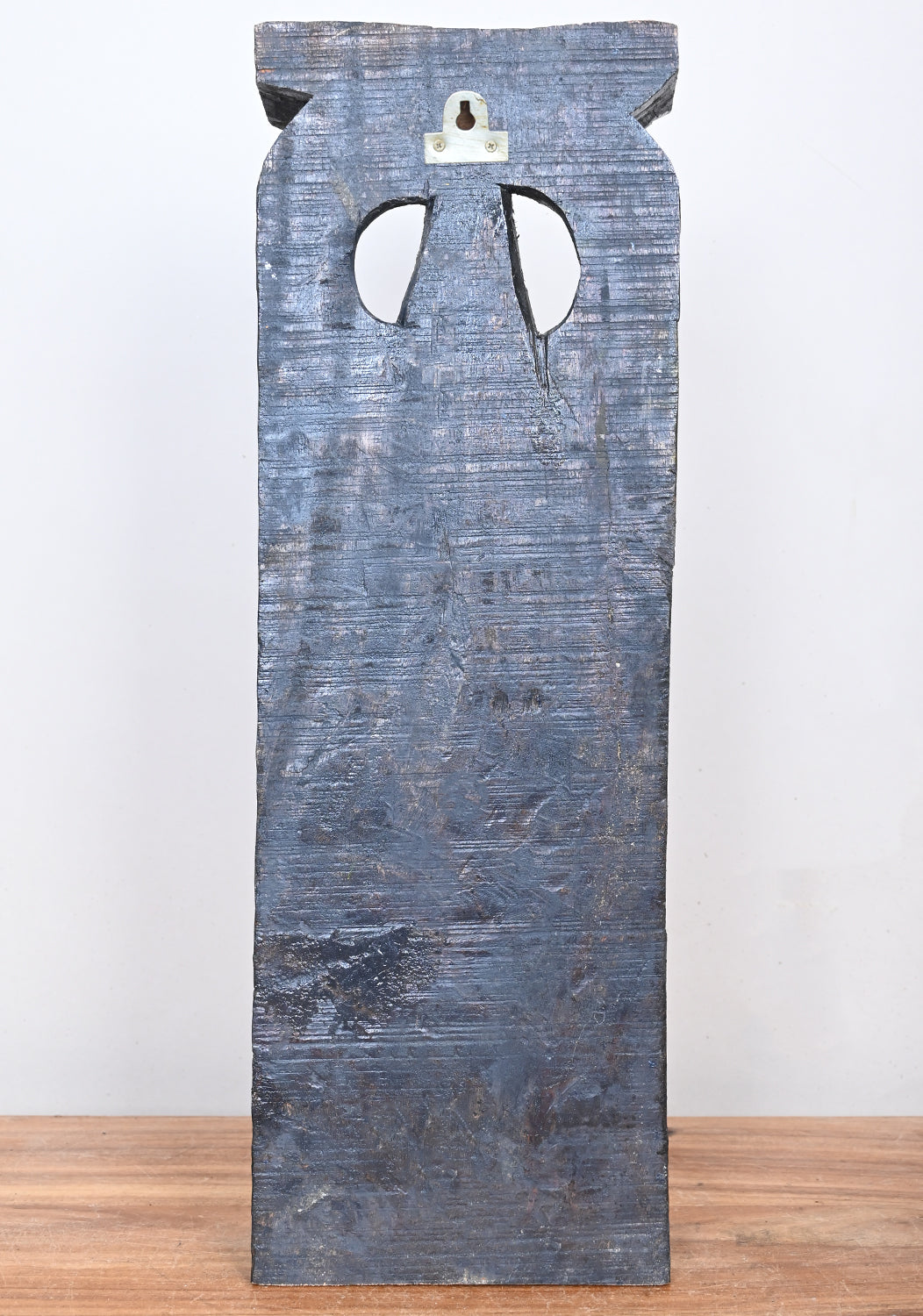 Maha Vishnu Blue Wooden Wall Decor, 18"