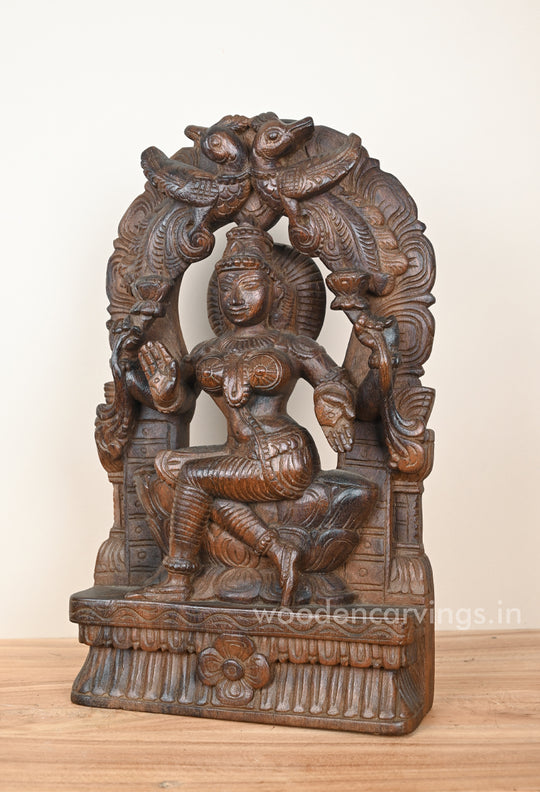 MahaLakshmi Arch - Parrot Motif Wooden