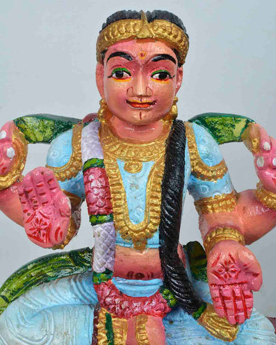 Goddess Balamma Devi Multicolour statue 14"