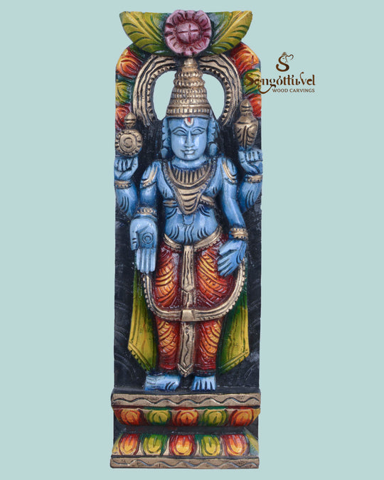 Vishnu  Traditional Wooden
