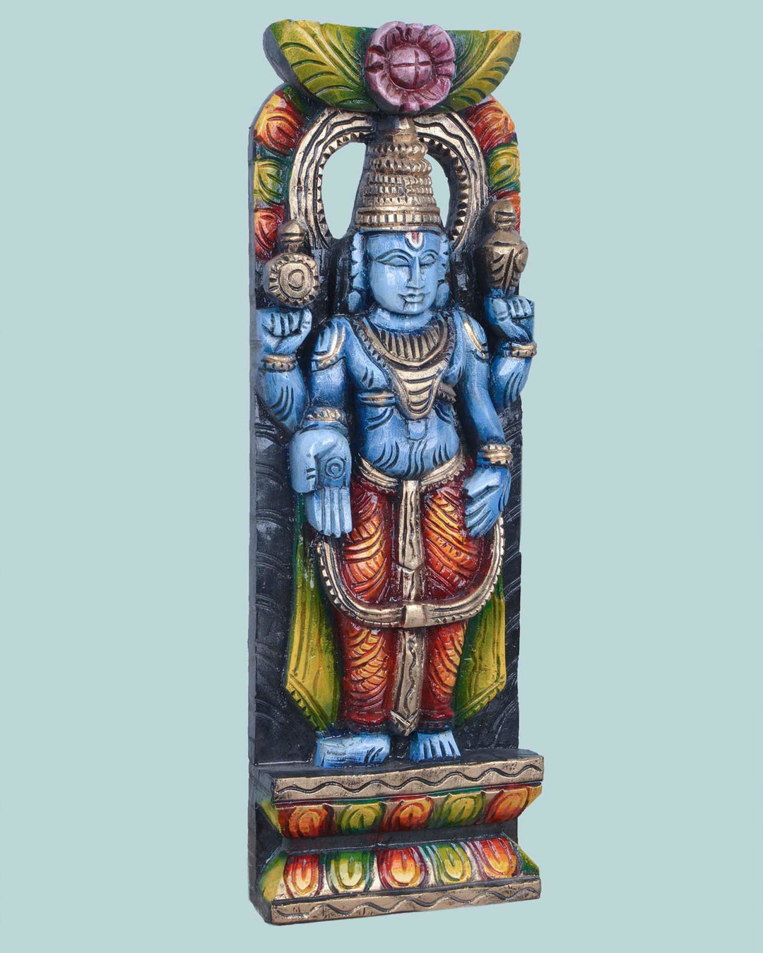 Vishnu - Traditional Wooden