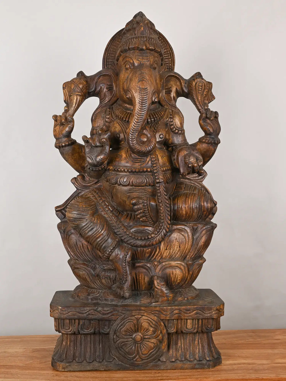 Wooden Murti Statue