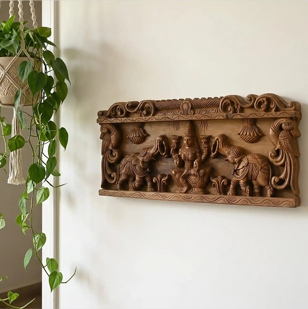 Gajalakshmi wall hanging for pooja room