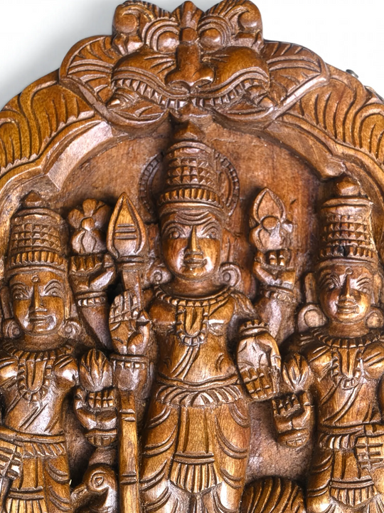 Wooden Murugar Kavadi Panel 18"