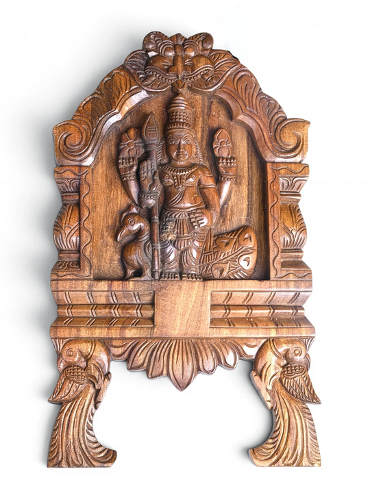 Lord Murugan Kavadi Wooden Panel "18