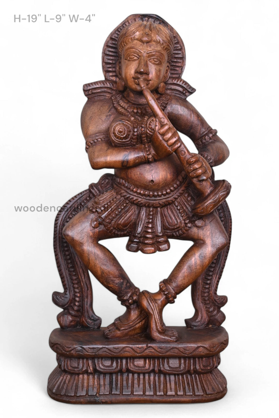  Wooden Apsara statue