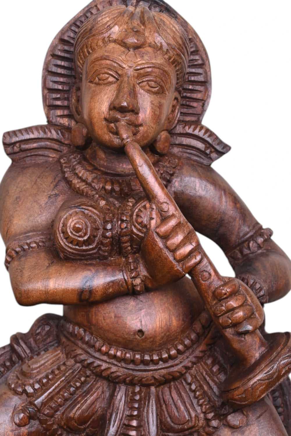  Wooden Apsara statue