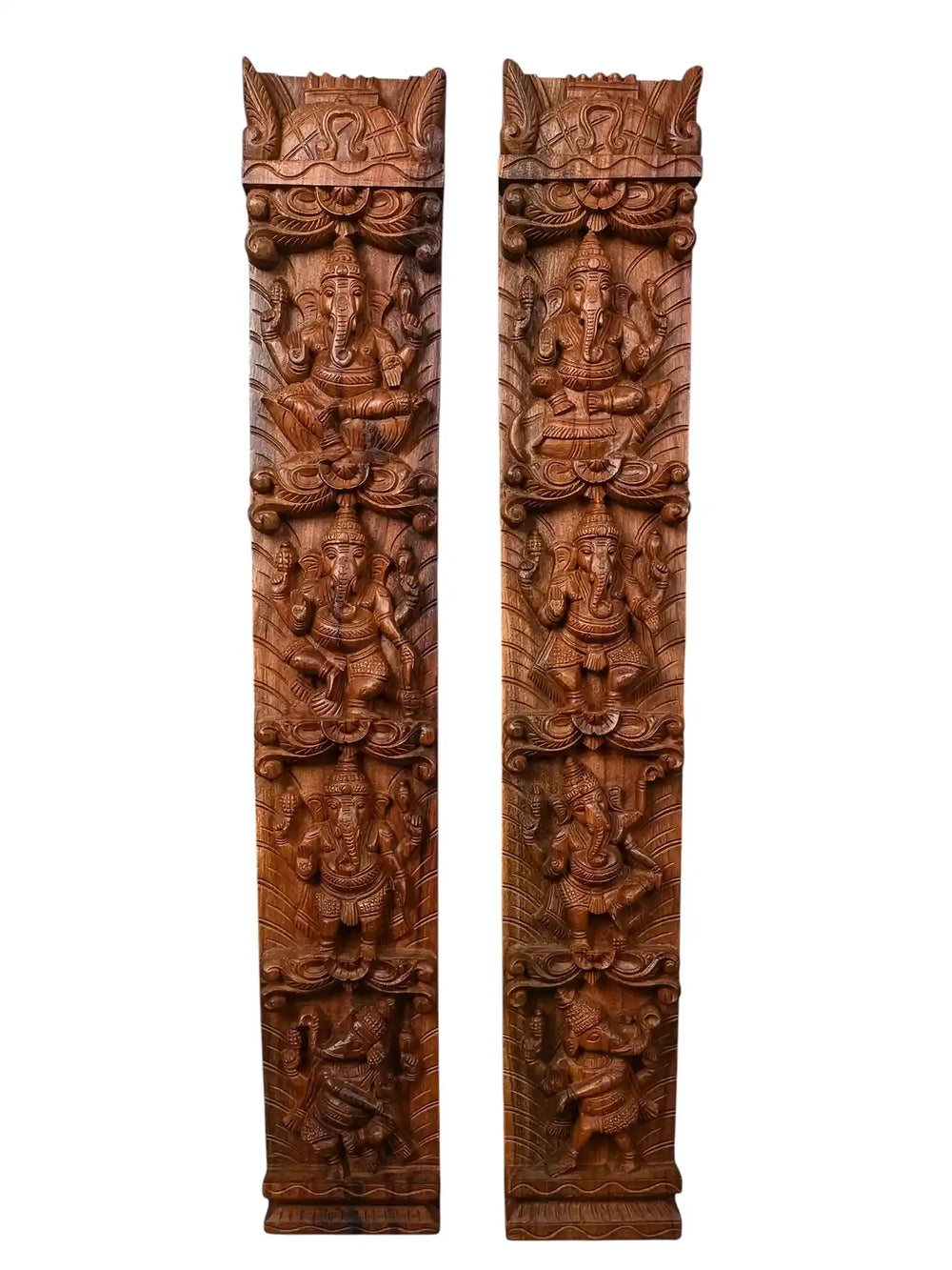 Wooden Ganesha panel