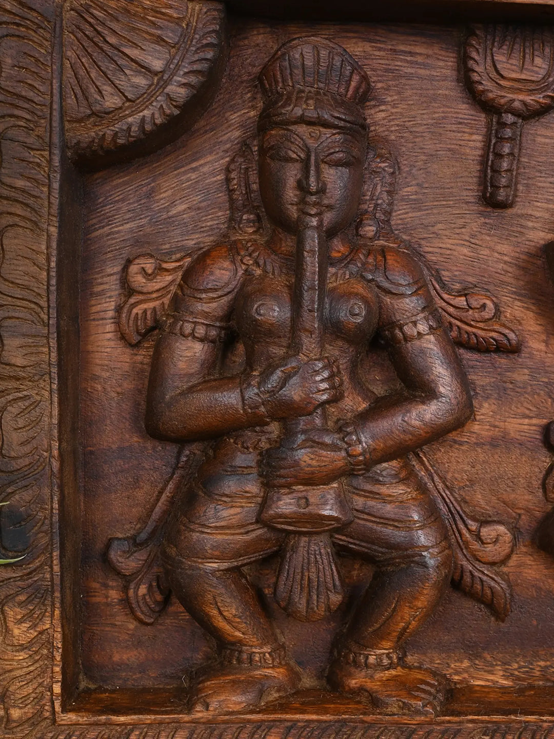 Godess Lakshmi, Saraswaathi and Lord Ganesh Panel 36"