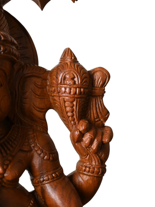 Umberalla Ganesh and holding Water Vessel 24"