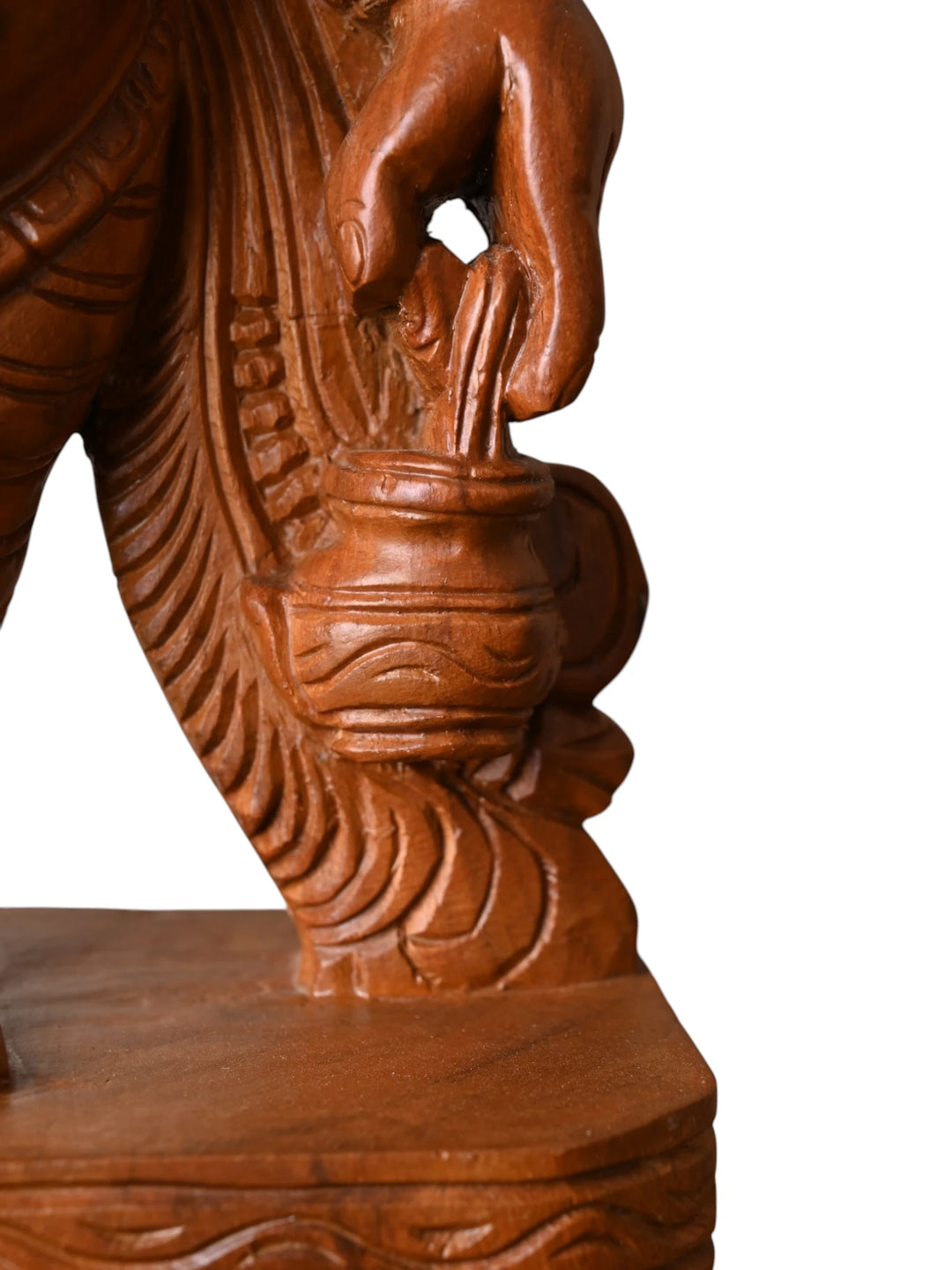 Umberalla Ganesh and holding Water Vessel 24"