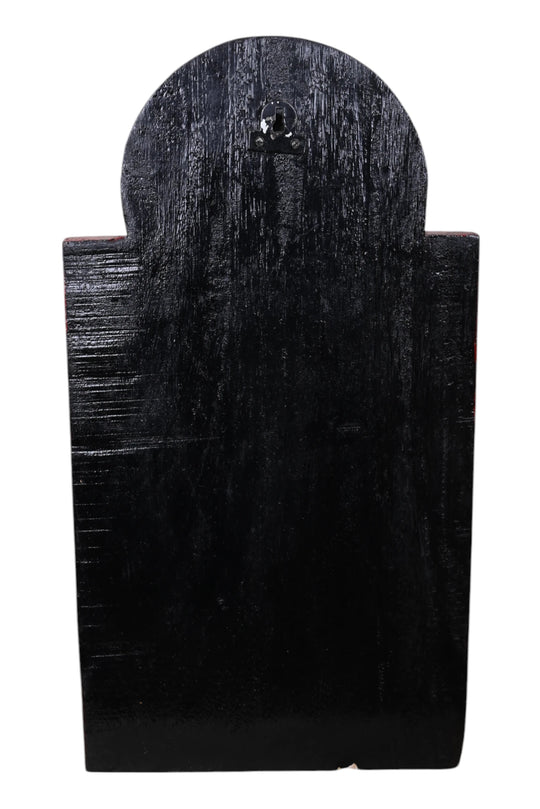 Handcrafted Wooden Buddha Meditation Sculpture – 18"