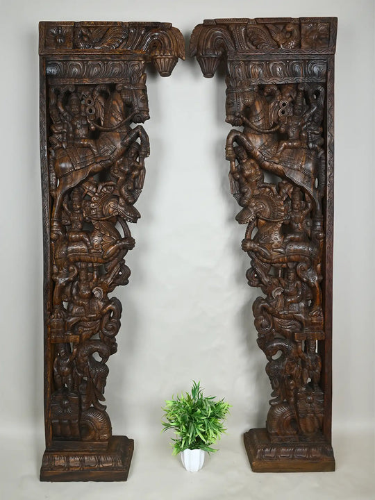 wooden wall bracket
