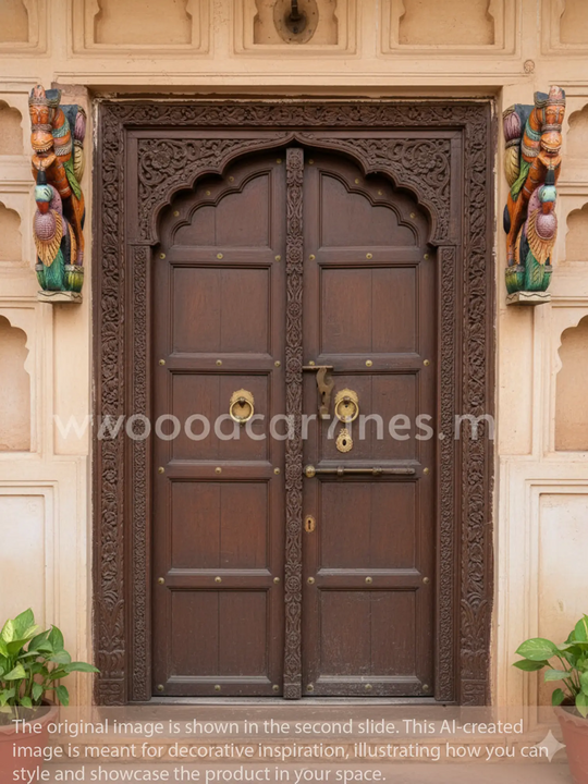 Horse Upraised Legs on Parrot Birds Colourful Home Decor Light Weight Wall Brackets 18"