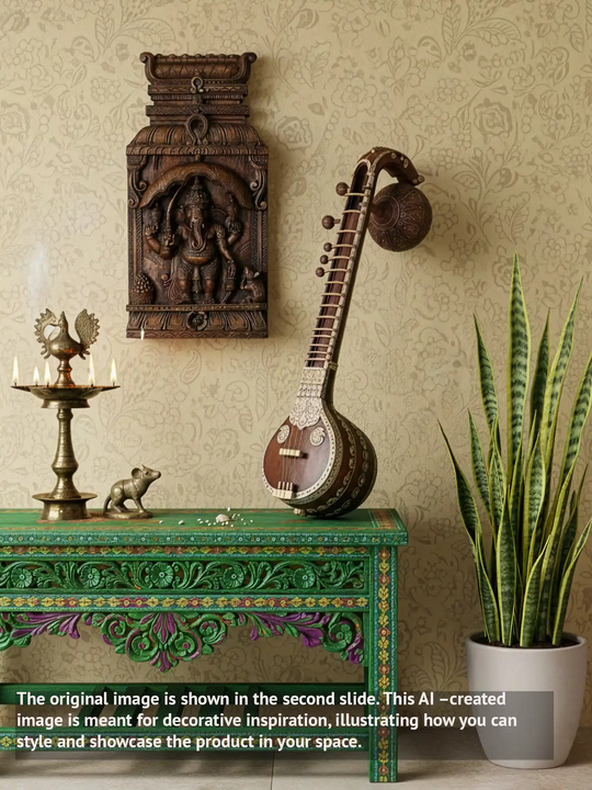 Wooden  vinayaga kavadi wall mount