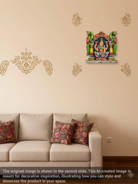 Decorative Goddess Lakshmi  Wall Mount 12"
