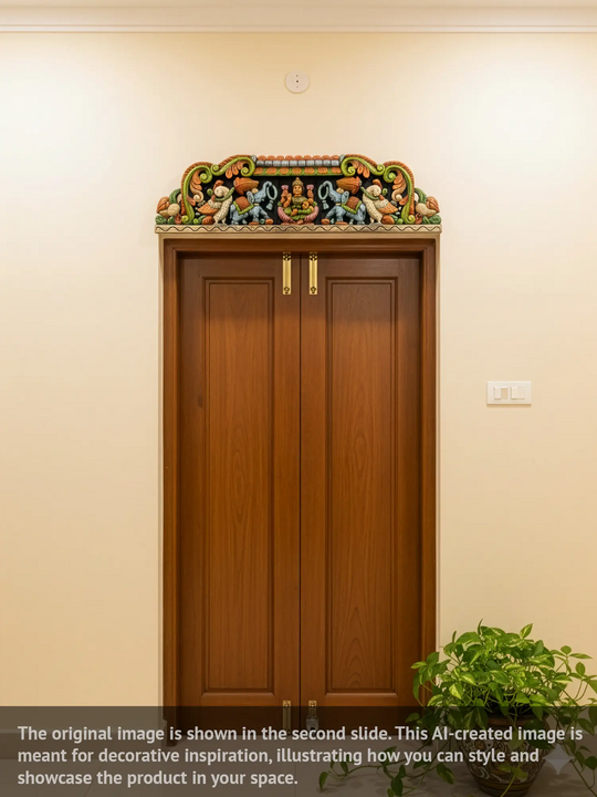 Decorative Panel of Gaja Lakshmi 36"