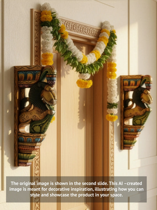 wooden yali wall brackets