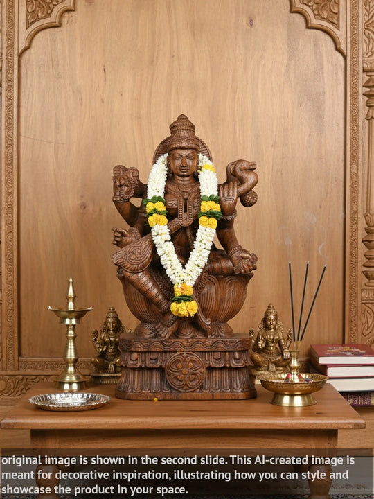 2 Ft Goddess Saraswati Devi Playing Veena