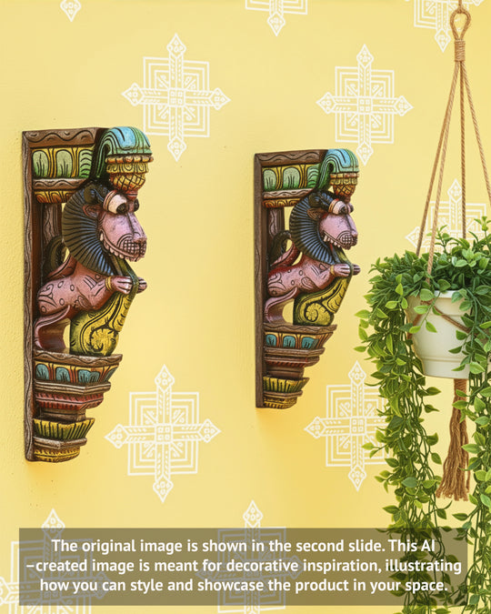 Paired Yali Wall Brackets 18'