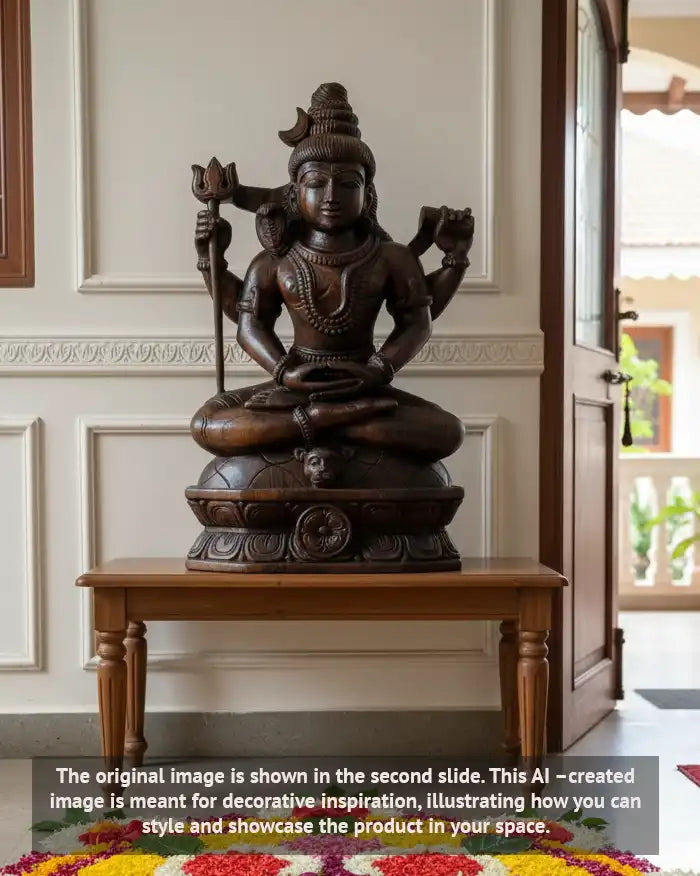 Sivan Idol in Natural Wood