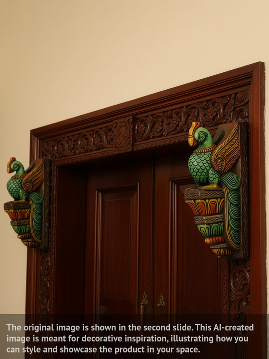 Parrot Wooden Wall Brackets 12"