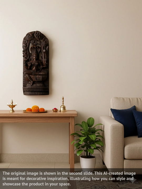 Goddess Amman in Joli work 36"