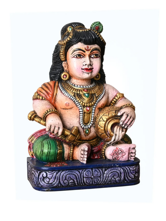 artistic Krishna sculpture