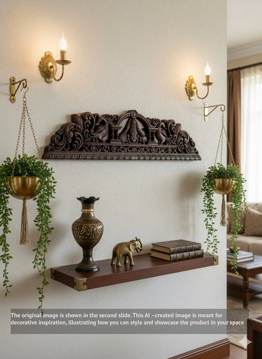 Lord Venkateswara Wooden Wall hanging 