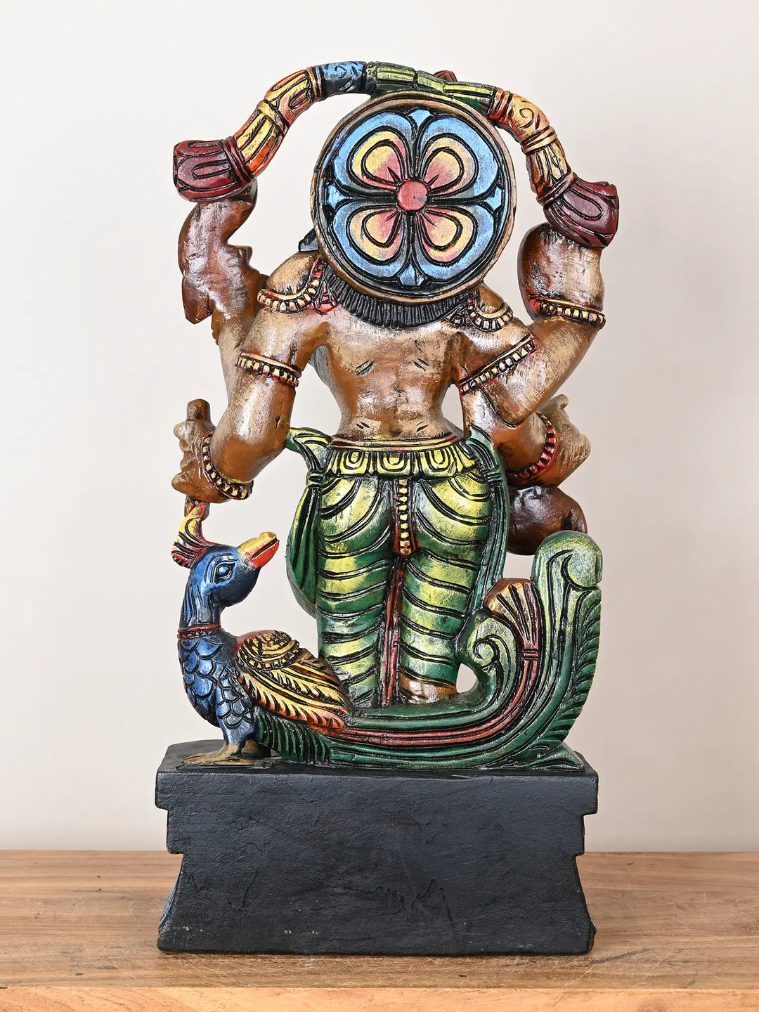 Multicolored Standing Goddess Saraswathi Statue 24"