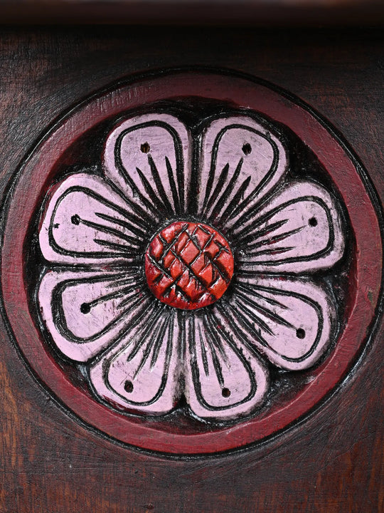 Bharma Teak Wood Wall Mount Lord Ganesha 18"